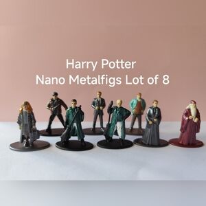 4/$50⭐️Lot of 8 Harry Potter Nano Metalfigs Die Cast Figures Jada Toys Metal